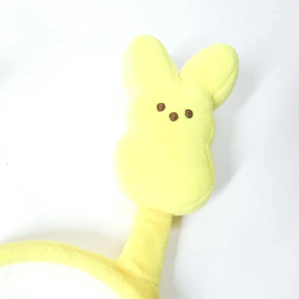 Peeps Yellow Bunny Plush Headband Easter Marshmallow Candy